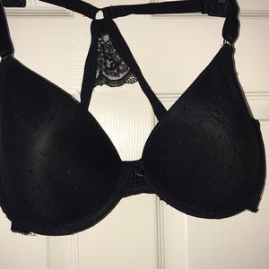Smart and Sexy Black Lace Razorback Bra
